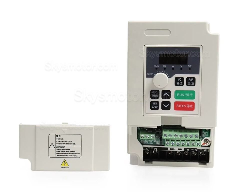 800W 110V/220V 空冷CNCスピンドルモーターキット JGF-F65A-800 + H100-0.75 可変周波数ドライブ & ER11コレット13個付き